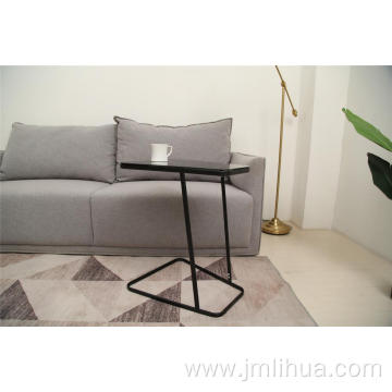 side table metal glass multifunction